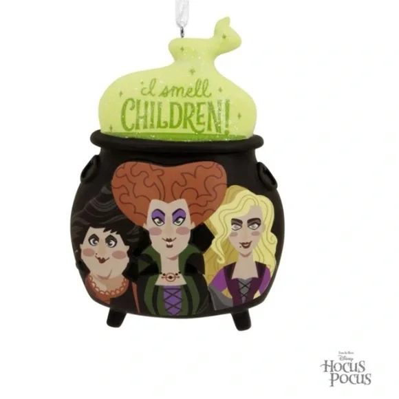Hallmark Disney’s Hocus-Pocus “Sanderson Sisters Cauldron” Christmas Ornament - Picture 4 of 12